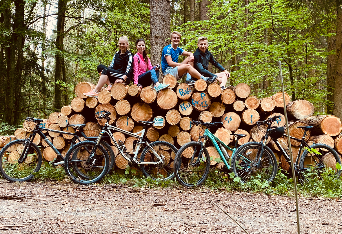 fahrradtour-wald